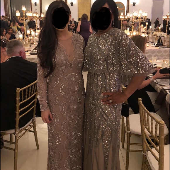 Long Sleeve Embellished Dress Sequin - Picture 9 of 11